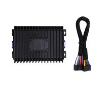 CHEOTIME Car Amplifier for Android Radio, Compact Al 4 Channel Power Amp with Slotted Cooling Design DSP Signal Processing for Subwoofer and Large Screen Audio Upgrade