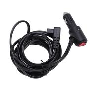 CHEOTIME Car Refrigerator Power Cord, 3meter Car Refrigerator Charger with Red Switch Indicator Car Fridge Power Supply Cables for Freezer