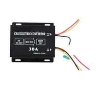 CHEOTIME Dc Power Converter, 20a 240w Dc 24v to 12v Step down Power Adapter Overload Protection Metal Shell Voltage Regulator Reducer Power Converters for Automotive (24V to 12v/30A/360w)