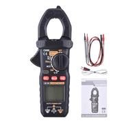 CHEOTIME Digital Clamp Meter Multimeter Tester 6000 Counts Auto Ranging for AC/DC Current, DC/AC Voltage, Temperature, Diode, NVC, True RMS with Flashlight, Backlight