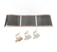 CHEOTIME Electric Floor Heating System for Tile, Heated Flooring System for Bathroom Floor Heating, Ultra Thin Low Energy Consumption Tile Floor Heating System (15 X 95cm / 5.9 X 37.4in)