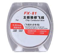 CHEOTIME Enameled Wire, Flexible Copper Repair Wire with ABS Insulation High Precision Diameter for PCB and Electronic Component Maintenance (FX-80) (FX-81)