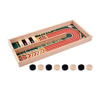 CHEOTIME Fast Sling Puck Game, Portable Table Hockey Game for Kids and Adults, Tabletop Games for Boy and Girls, Table Hockey Game Desktop Sport Board Game