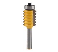 CHEOTIME Finger Joint Router Bit with 8mm Shank, Precision CNC Ground Joinery Bit 45# Steel Milling Cutter for Woodworking Projects and Cabinet Joinery (8*24mm)