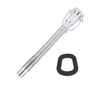 CHEOTIME Fuel Can Spout, Flexible Jerry Can Spout Stainless Steel Gas Can Long Nose Spout, Leakage Nozzle 11.81in Long Flexible for Gas Bottle 5L 10L 20L