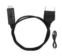 CHEOTIME HDMI Adapter HD Link Cable for X box, Multimedia Interface Cable 1080P HD Multimedia Interface Adapter AV Converter for TVs Monitors Projectors 408p, 720p, 1080i