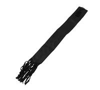 CHEOTIME Horse Tail Bag, Easy to Wear Horse Tail Protector Hook and Loop Design Horse Tail Guard with Fringe for Pony Tail from Dirt Breakage Rubbing (Black)
