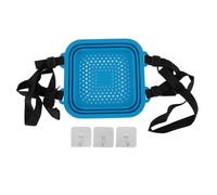 CHEOTIME Ice Showers, Folding Cold Silicone Shower Portable Ice Bath Tub Home Cold Plunge Tubs Cold Therapy Attachmen for Sore Muscles, Stress Relief, Camping, Hiking (Blue)