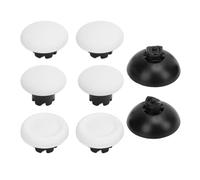 CHEOTIME Joystick Replacement Grip Caps for N Swi tch X box Lite 3 Height Thumb Grip Cap High Accuracy Joystick Grip Bu tton Stick Cover Controller Analog Cap Skin Replacement (White)