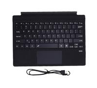 CHEOTIME Keyboard for Sf Pro Wireless Blue tooth 5 3 with Large Touch Touchpad & 7 Color Backlit Portable Magnetic Type Cover for Pro 3 4 5 6 7 (Black)