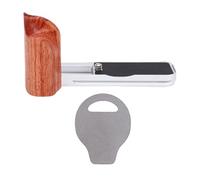 CHEOTIME L Bracket Fit for PowerShot V1 Cameras, Aluminum Quick Release Plate L Shape Handgrip with Wood Grip 1/4 Inch Threaded Hole Support for Arca Tripod (Silver)