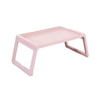CHEOTIME Laptop Desk, Foldable Bed Table with Charging Hole, Portable Lap Desk for Sofa Bedroom Dorm Studying and Reading (68 * 35.8 * 27.5cm)