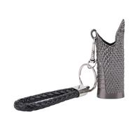CHEOTIME Lighter Case, Metal Lighter Cover Vintage Engraved Metal Lighter Cover Snake Pattern 8cm Zinc Alloy Lighter Sleeve for Zippo Style Lighters Stylish Protector for Travel Pa (Black)