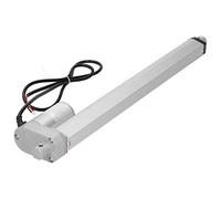 CHEOTIME Linear Actuator 24V 300N/66lbs Electric Actuator 10mm/s 12" Stroke Linear Actuator IP54 Water Proof Linear Motion Actuator with Reverse Polarity Switch Controller (24VDC)
