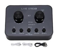 CHEOTIME Live Sound Card, External Live Sound Card Voice Changer with Multiple Sound Effects for Laptop Voice Chatting Video Recording Live Streaming