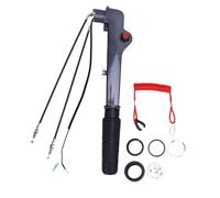 CHEOTIME Marine assembly of Talle's arm control handle with the control of rotary self-commissioned to 9.9 horses and 15 outboard motors 63V W0084 0