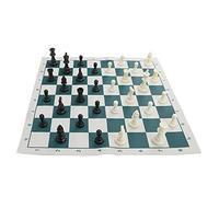 CHEOTIME Medieval Chess Set, Chess Pieces Set with Chessboard International Standard Chess Competition King with Carrying Storage Bag