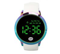 CHEOTIME Mens Digital Watch, Ultra Thin Backlit Sport Watch with Date Alarm Countdown Alarm Round Color Touch Screen 50M Water Proof Shock Proof Stylish Sports Watch (Big Size)