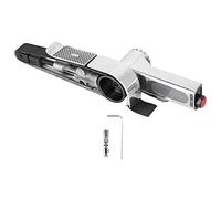 CHEOTIME Mini Air Belt Sander, Handheld Angle Grinder Tool Pneumatic Polishing Tool Pneumatic Belt Sander for Deburring, Sanding and Finishing 16000rpm (20 * 520mm)