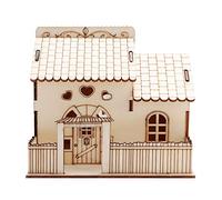 CHEOTIME money Storage Box, Villa Money Storage, Home Decor Money Bank with Square Door (1)