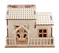 CHEOTIME money Storage Box, Villa Money Storage, Home Decor Money Bank with Square Door (2)