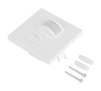 CHEOTIME Motion Sensor Light Switch, PIR Infrared Sensor Switch Automatic Light Switch On/Off Override Sensor Light Switch 150W, White