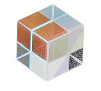 CHEOTIME Prism Cube Optical Glass Multi Color Dispersion Prism Cube Home Office Tabletop Decoration Photography Props Science Learning Physics Light Spectrum Educational Model 7mm (7 * 7 * 7mm)