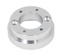 CHEOTIME Racing Steering Wheel Hub Adapter, 70mm Aluminum Accurate Stable Hub Converter for Logitech G29 G920 G923 for Racing Game Simulator Setup (Black) (Sliver)