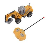 CHEOTIME Rc Engineering Vehicle, 1/30 Scale Remote Control Engineering Vehicle, Rc Construction Vehicle Toy for Kids 3 Years and Up, Home Play or School Fun (4 Way Excavation Engineering Vehicle)