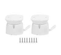 CHEOTIME RV Door Catch Set, White ABS Door Holder Clip Door Holder for Trailer Cargo Hatch Travel RV Door Latch Catch for Outdoor Vehicle and Home Use
