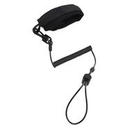 CHEOTIME Scuba Diving Lanyard, Diving Cylinder Strap Black Dive Coiled Spring Strap Versatile Prevents Loss Scuba Tank Lanyard for C300 C400 S300 S400 S500 S700PRO