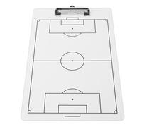CHEOTIME Soccer Coaching Board, Soccer Dry Erase Coaching Clipboard Easy Drawing PVC Soccer Whiteboard for Training Strategy Demonstration Equipment
