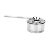CHEOTIME Stainless Steel Glaze Glazing Pot, Pottery Ceramic Painting Sprayer Atomizer Glazes Pots Can Mouth Blowing Metal Clay Tool for DIY Hand Tool, 100ml/200ml/300ml (100ml)