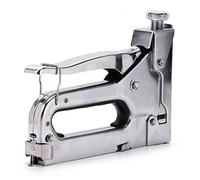 CHEOTIME Staple Gun Kit with 30pcs Needles Manual Heavy Duty with Stapler Remover Ergonomic Design Light Duty Staple Gun for Wood DIY Decoration Upholstery Fixing Material