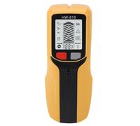 CHEOTIME Stud Finder Wall Scanner, Stud Detector Beam Finders LCD Display and Audio Alarm for The Center and Edge of Wood AC Wire Metal Joist Pipe (Yellow)