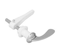 CHEOTIME Toilet Handle Replacement Kit Zinc Alloy Toilet Flush Lever Universal Front Mount Toilet Flush Handle with Flapper Chains Tank Bowl Handle Trip Levers Tank Replacement kit