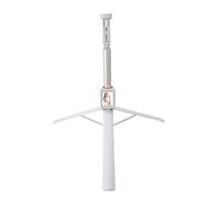CHEOTIME Travel Selfie Stick Tripod for Cell Phone, Foldable Adjustable 2inch HD Display with Remote Control Phone Holder Phone Tripod for Video Recording Live Streaming
