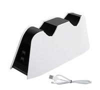 CHEOTIME Twin Charging Station for AL P5007 Wireless Controller, Portable Dual Gamepad Charging Dock Station Rack PS 5 Controller Charger with Charge Indicator PS 5 Dock Stand