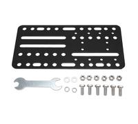 CHEOTIME Universal Desk Chair Mount Bracket Plate for USB Handbrake, USB Handbrake Desk Mount Bracket Plate Universal Multiple Hole Adapter Plate for SIM Racing Shifter