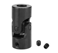 CHEOTIME Universal Joint, Metal Shaft Joint 12x24x51mm Compact Motor Connector for Rotary Transmission DIY Robot Model Steering Applications