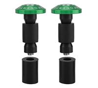 CHEOTIME Universal Motorcycle Handlebar End Slider Plug, 22mm 7/8inch Aluminum Alloy CNC Anodized Motorbike Handlebar End Caps for Racing ATV Offroad 1 Pair (Green)