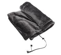 CHEOTIME USB Electric Blanket, Three Speed Heating Fleece Zippered Wearable Heated Shawl The Car Office Home Or Travel