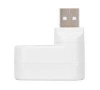 CHEOTIME USB Port Splitter, USB 3 Port Compact Portable Rotatable HUB, 3 Ports USB 2.0 Mini Rotate Splitter Adapter Hub USB Extender for Laptops, Cars (White)