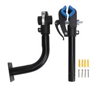 CHEOTIME Wall Mount Bicycle Repair Clamp, Bike Workstand Stand Height Adjustable Home Bicycle Maintenance Rack for Road Mountain Bikes
