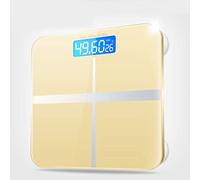 CHEOTIME Weight Scales Bathroom, Smart Scale for Body Weight Accurate Measurement, Tempered Glass Digital Bathroom Scale, Weight Scale for Home(Luxury Gold Color)