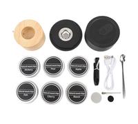 CHEOTIME Whiskey Smoker Kit Electric Infuser with 6 Wood Chips, Rechargeable Cocktail Smoker Kit for Food Drink Smoking, Gift Set for Men, Dad, Home Bar Use