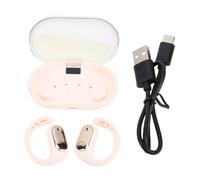 CHEOTIME Wireless Earbuds, Ergonomic Glow Night Light Bluetooth Headphones, Stereo Sound Earphones for Comfortable All Day Wear with Charging Case (blanquecino)
