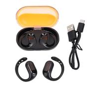 CHEOTIME Wireless Earbuds, Ergonomic Glow Night Light Bluetooth Headphones, Stereo Sound Earphones for Comfortable All Day Wear with Charging Case (naranja)