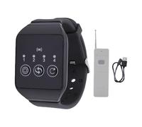 CHEOTIME Wireless Pager Kit, Watch Style Water Proof Pager Device, RF Pager Receiver for Home Care Factory Use Hospital Staff Communication