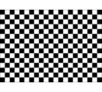 Chequered/Checkered Flag Cake Band Ribbon Side Stripes Edible Icing or Wafer A4 Topper (Wafer)